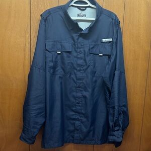 Men's Dark Blue Lightweight Solar Factor 40+ Shirt